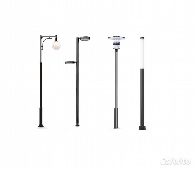 Парковый уличный светильник