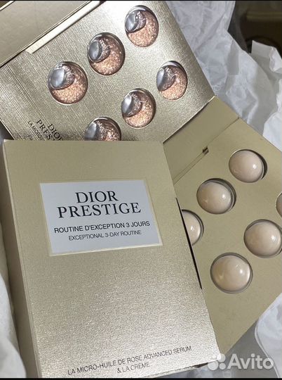 Набор Dior prestige крем 6 мл, сыворотка 6 мл