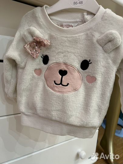 Толстовка для девочки 74 см