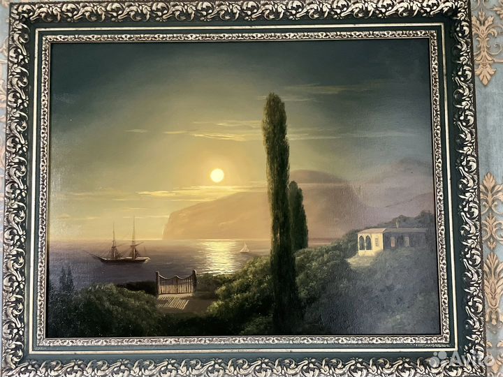 Картина копия Айвазовского «Лунная ночь в Крыму»