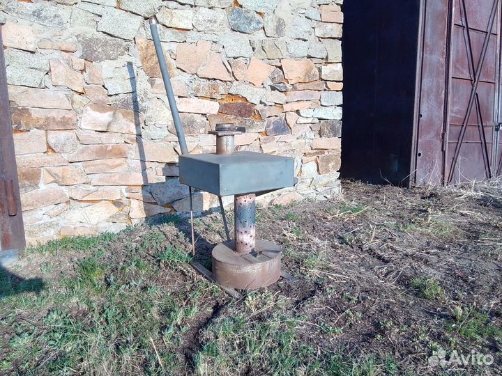 Печь на отработке с водяным контуром