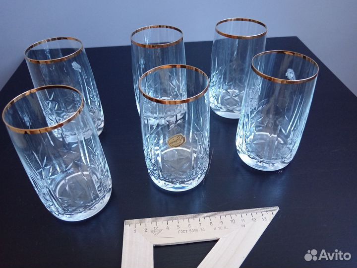 Фужеры, бокалы, стаканы СССР Bohemia Чехословакия