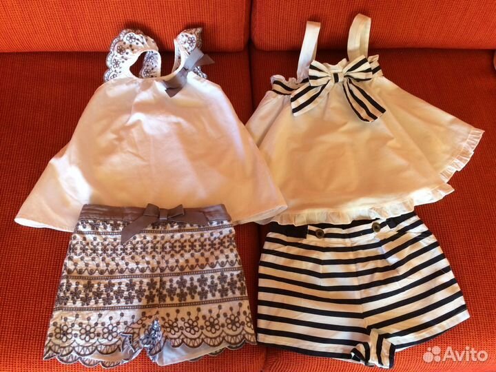 Летние костюмчики для девочки