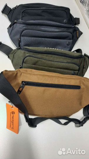 Сумка мужская на пояс, через плечо