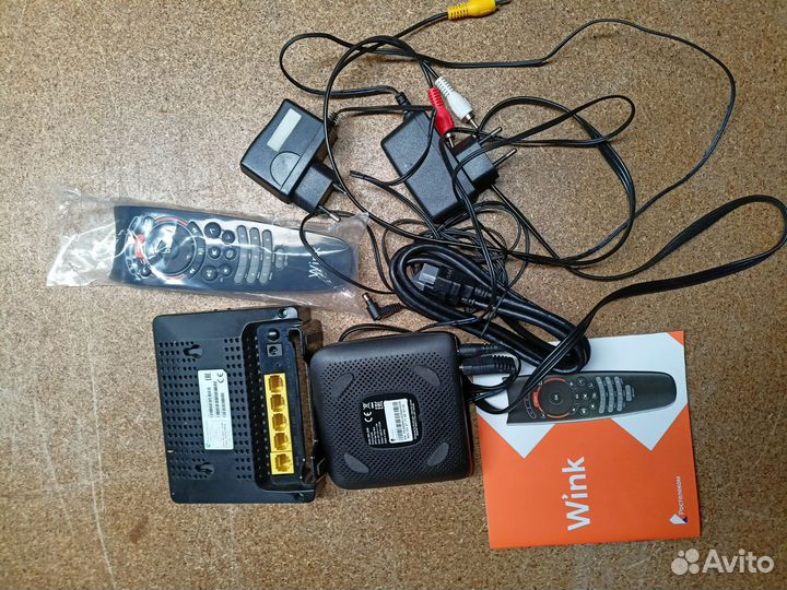 Роутер+тв приставка Ростелеком