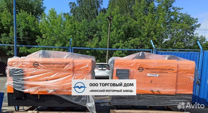 Компрессор винтовой дизельный ммз-пв12/0,7б/ш