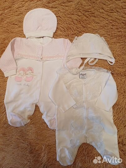 Вещи пакетом на девочку 62 68