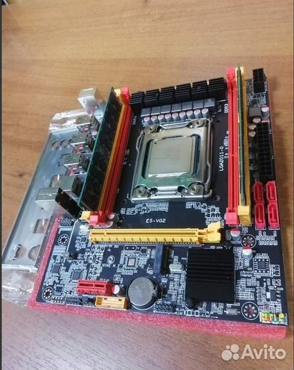 Новый комплект 2011 X79+Xeon E5 2660 v2 16GB DDR3