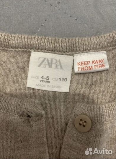 Платье для девочки Zara 110