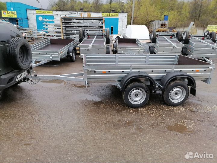 Прицеп двухосный от мзса 33.022 для личных грузов