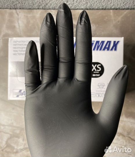 Перчатки нитриловые