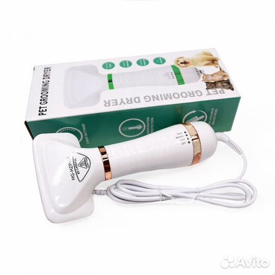 Фен щетка для животных 2 в 1 PET grooming dryer