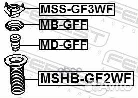 Пыльник переднего амортизатора mshb-GF2WF Febest