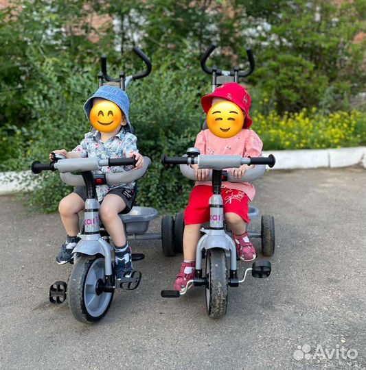 Велосипед с родительской ручкой