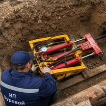 Прокол под дорогой для воды, газа и кабеля, Душанбе