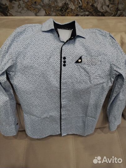 Рубашки школьные повседневные 140 см 3 штук