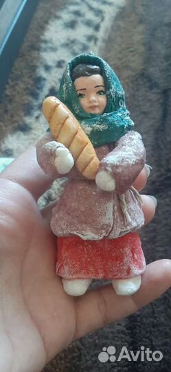 Ватные елочные игрушки