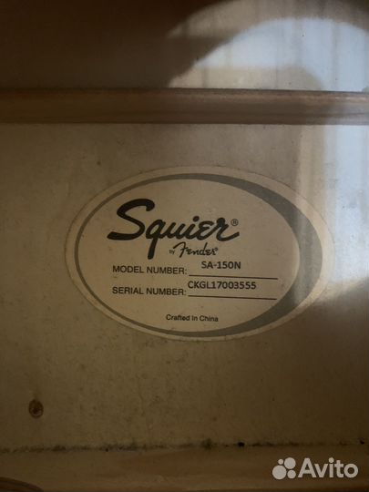 Классическая гитара Fender SA-150N
