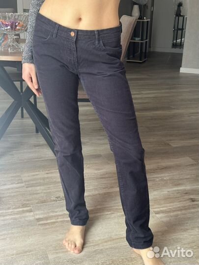 Джинсы велюровые