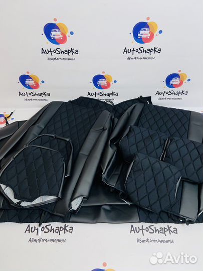 Авточехлы из жаккарда на LADA Granta