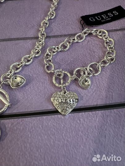 Браслет и цепь Guess