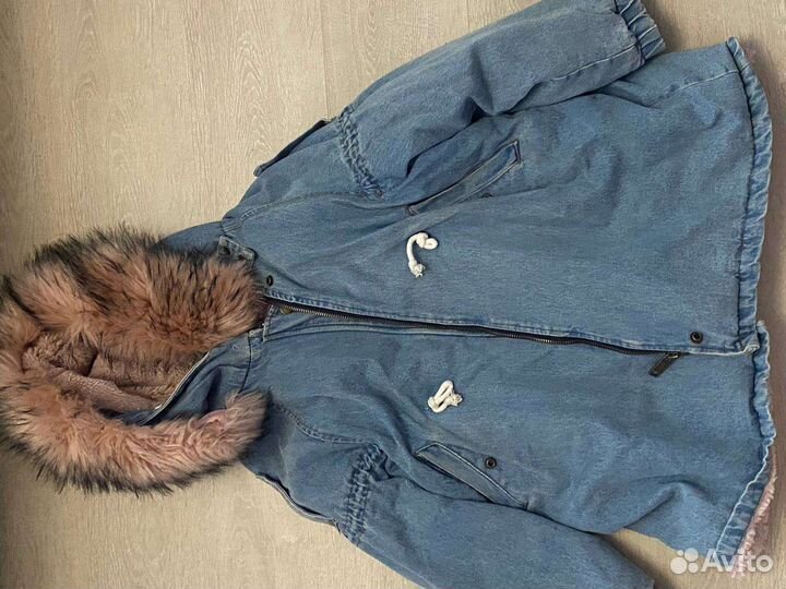 Отдам бесплатно Куртку джинсовую зимняя