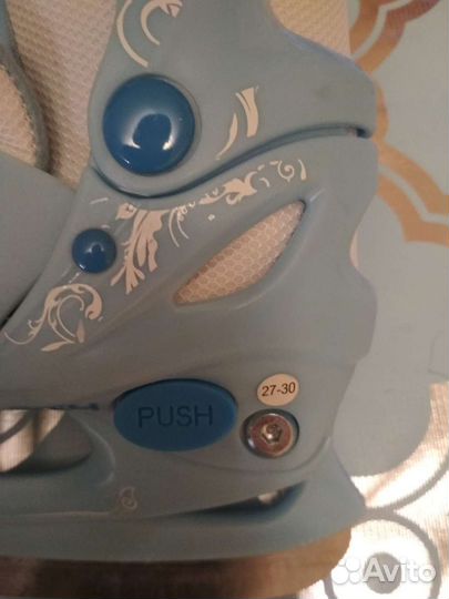 Коньки детские раздвижные 27-30