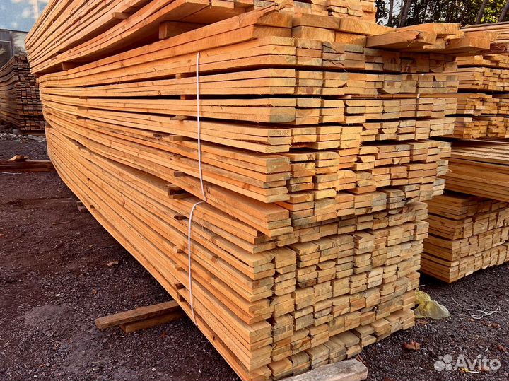 Доска обрезная 40х150х6000мм с доставкой