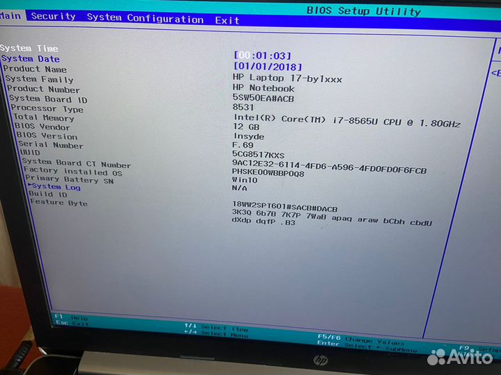 Ноутбук hp i7, 12гб ddr4 4гбвидео ddr5