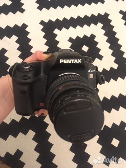 Фотоаппарат Pentax K10D с объективом Pentax 18-55m