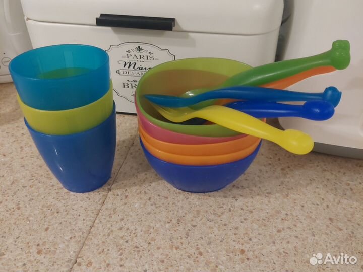 Детская посуда IKEA