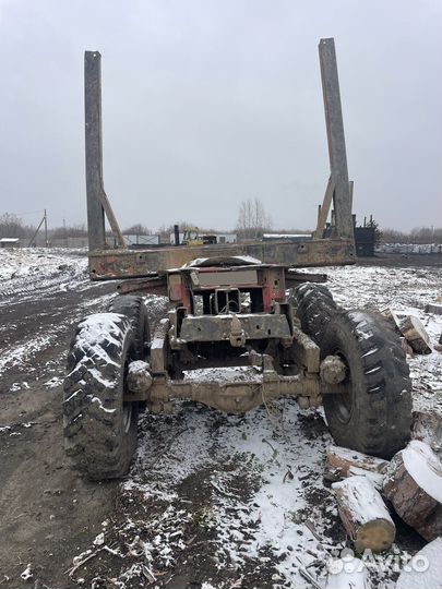 Прицеп лесовоз (сортиментовоз) Спецавтомаш 6377А2, 1996