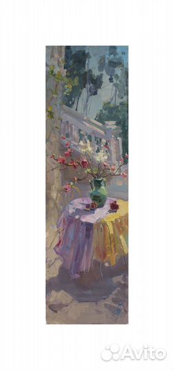 Четыре вертикальных пейзажа, кисти Анны Давыдченко