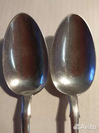 Ложки столовые. Серебро