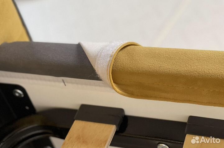 Кровать с основанием Лео 160х200 см (медовый (велю