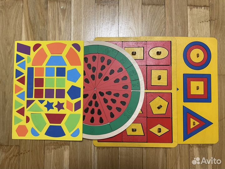 Развивающие деревянные игрушки, детям 2-5 лет