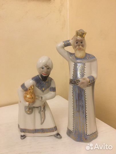 Царь и колдун, фарфор, СССР