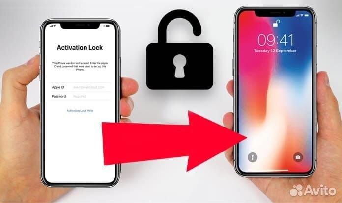 Разблокировка iCloud iPhone iPad Mac book