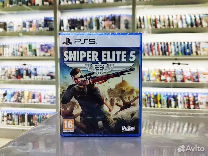 Диск на ps5 Sniper elite 5