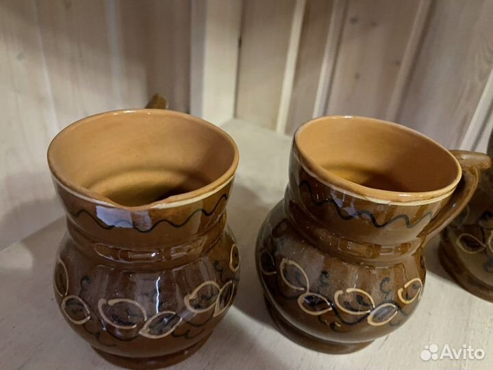 Керамика СССР набор из 3х кружек