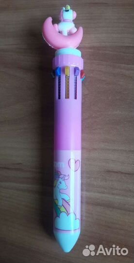 Ручка шариковая, 10 цветов