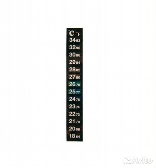 Термометр клеящийся цветовой (ЖК-термометр)