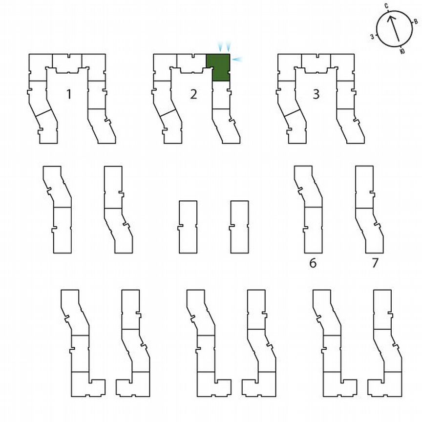 3-к. квартира, 64,3 м², 3/3 эт.