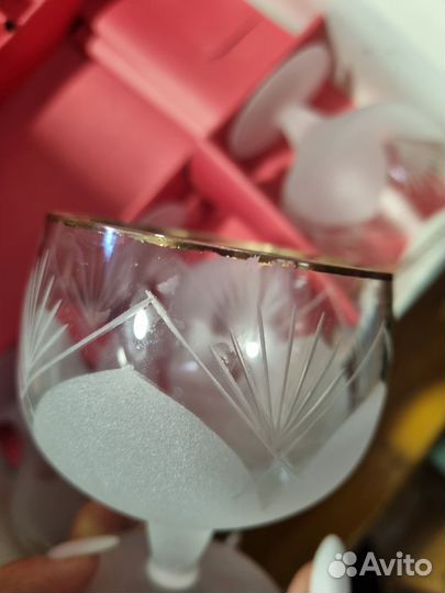 Бокалы фужеры рюмки стаканы