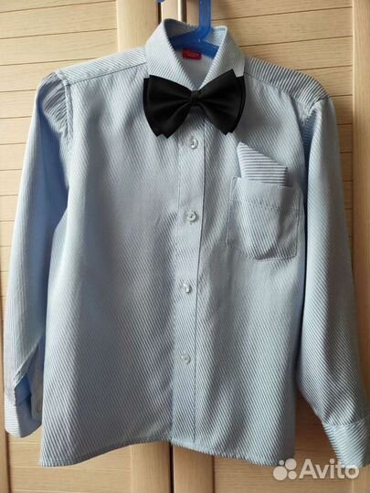 Рубашка с шортами на мальчика р.110-116