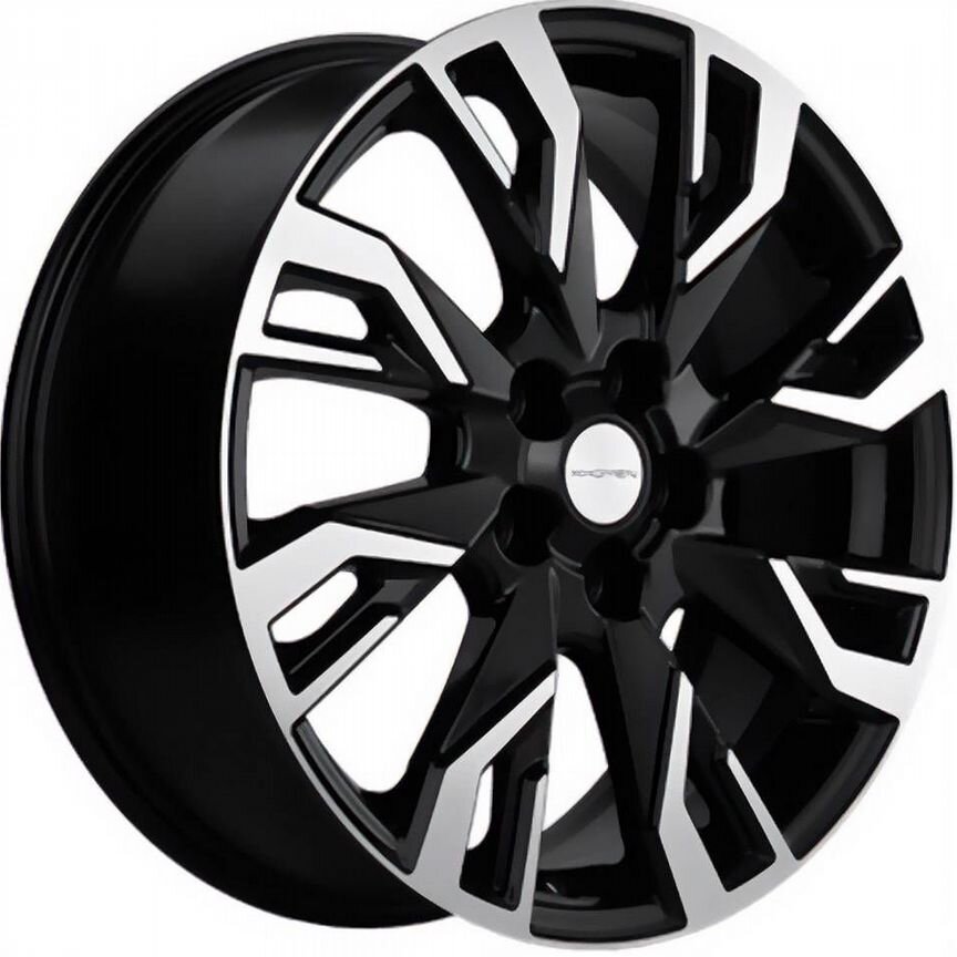 Диски Khomen KHW1809 7x18 5x114.3 ET35 D66.1 Black-FP