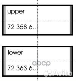 Вкладыши шатун к-т renault F9Q 77752600 kolbens