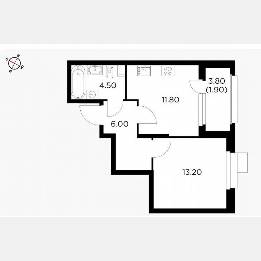1-к. квартира, 37,4 м², 9/18 эт.