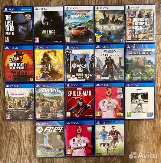 Много игр на PS4 PS5 а так же Аренда игр