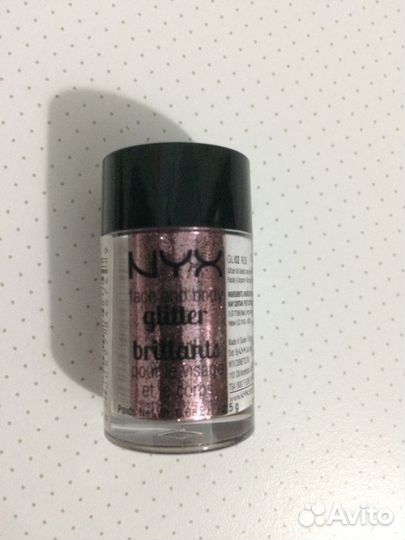 Глиттер NYX 02 rose